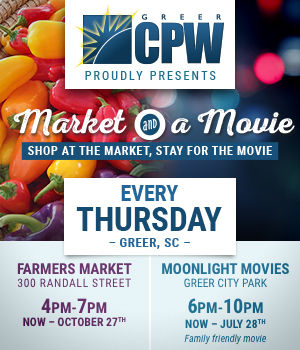 EVENT: Movie and a Market tonight in downtown Greer