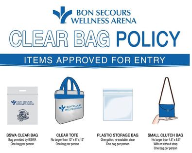 policy bag clear secours arena bon wellness greertoday screen