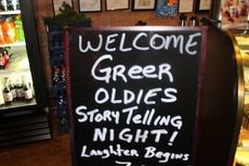 Storytelling will on the menu at Stomping Grounds next Saturday (Jan. 20) when the Greer High Oldies gather at 7 p.m.