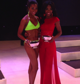 Miss Orangeburg County Shiobhan Fraser won swimsuit and Miss Fountain Inn Daja Dial won talent preliminaries Wednesday night at the Miss South Carolina pageant.
 