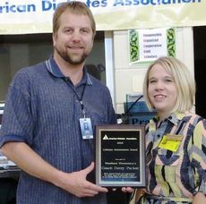 Woodland Elementary School Physical Education Teacher Corey Parker received the American Diabetes Association’s South Carolina Lifetime Achievement Award.