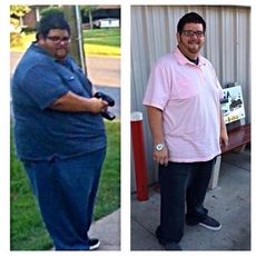 Jonathan Weaver has lost 226 pounds – 16 pant sizes. His goal is to lose 74 pounds more in 36 weeks – a total of 300 pounds.