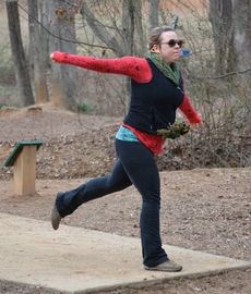 The doubles Disc Golf tournament was held at Greer's Century Park.