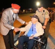 The Honor Flight veterans were given a hero's welcome at Greenville-Spartanburg International Airport Tuesday night.
 