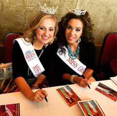 Emma Kate Rhymer and Anna Brown attended an autograph session at last weekend's Miss South Carolina workshop in Columbia.
 