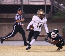 Xavier Wright may be the smallest Greer wide out at 5-foot-5, 141-pounds, but he played big in win over Southside.
 
 
 