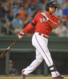 Yoan Moncada played his first year of professional baseball with the Greenville Drive last season.
 