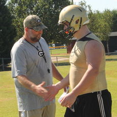 Greer Head Coach Will Young was pleased with this player's effort.
 