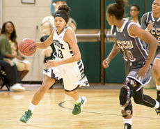 Senior Raven Jefferson averaged 9.4 points and 4.6 rebounds per game for the Upstate women.
 