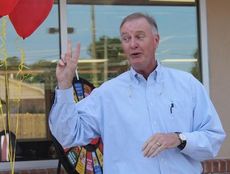 Allen Johnston, co-owner with his wife, Lee Ann, opens the second Bojangles' in Greer within the past two months. They open a Bojangles' across from BMW on Monday.
 