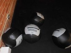 Weighted balls will be used to add strength and endurance.