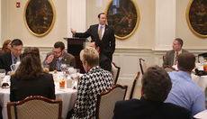 South Carolina Attorney General Alan Wilson speaks to Greer Leadership Class XXXV.
 