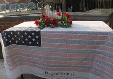 The Flag of Honor has all the names of the victims of 9/11.
 