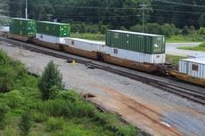 Norfolk Southern has completed the infrastructure on its main line leading into the port. Double-decked containers will be the norm for cargo entering the port.