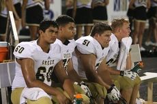 It wasn't a pleasant for these Greer players watching the clock run down at the end of the game. Seneca won, 35-27.