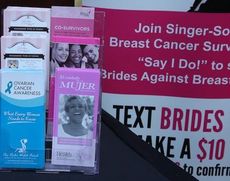 The brochures and pamplets were available for Breast Caner Awareness.