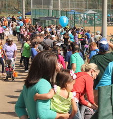 A perfect sunny day greeted hundreds of children and their parents at Century B Park.
 