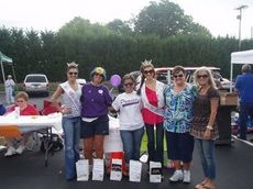 A team of Miss Greater Greer representatives participated in the Praise Cathedral yard sale for Relay for Life. Left to right: Lauren Cabaniss (Miss Greater Greer), Lynn Dew (Team Praise captain), Tina Swafford (cancer survivor), Sydney Sill (Miss Greater Greer Teen), Cindy Davis and Debbie Brown (Miss Greater Greer pageant coordinator).