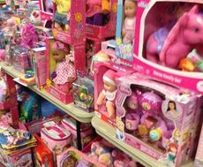 Toys are waiting to be picked at the Cannon Centre.