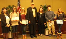 Riverside High School and Middle School students were recognized Tuesday night at City Council for winning entries in the Black History Month Essay Contest promoted by the City of Greer.
 
 
 