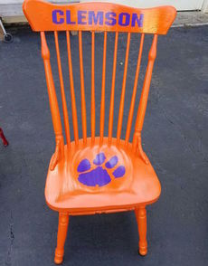 Clemson chairs will be up for bid at the live auction at Big Thursday.
 