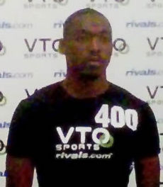 D'ante Fleming caught the eyes of some coaches during today's VTO Sports Combine at York High School. Fleming plays defensive back, wide receiver and speciality teams for Greer High School. He will be a senior next season.