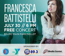 Francesca Battistelli performs free concert July 30