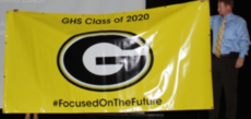 The class of 2020 theme is #FocusedOnTheFuture.
 