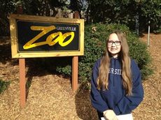 RMS student Mary Miller participated in Career Day at the Greenville Zoo.