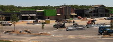 Work on Lowes Foods continues to progress with the sunny and warmer weather.
 