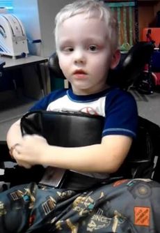 Ian Greer, 4, from Greer, is making progress after a TV fell on his head crushing his face in a Dec. 16 accident. A fundraiser is Saturday (Dec. 15) at 5 p.m. at Pizza Inn of Greer.