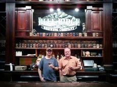 The Blue Ridge Brewing Company is the oldest brewpub in South Carolina, opened by Bob Hiller (right) in 1995 right after the law allowing brewpubs – a law Bob worked and lobbied for – was passed. Johannes Baddorf is the brewmaster.