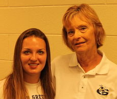 Kylie Sandusky, with her grandmother and high school coach Linda, set individual tennis records that are already legendary.
 