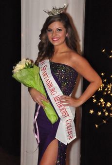 Logan Phillips was crowned Miss Spartanburg Methodist College Saturday night at the SMC pageant. Phillips, a sophomore is from Blacksburg.