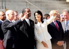 Gov. Nikki Haley was at the center of the movement calling for removal of the Confederate flag from the State House grounds.
 
 
 