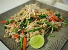 Pad Thai, said Doh King, owner and chef of Chon, is a popular Thai food.
 