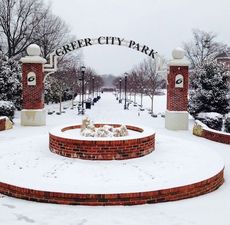 City Park is always good for a scenic photo during a snow.