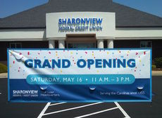 Sharonview Federal Credit Union celebrates its grand opening at its new Greer branch at 1324 W. Wade Hampton Blvd., on Saturday from 11 a.m. – 3 p.m. 