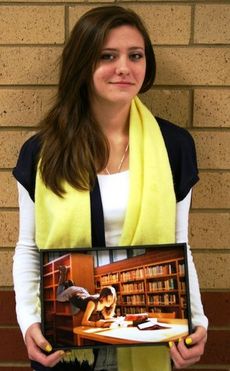 Stephanie Carlisle is a national winner at the Scholastic Art and Writing Awards.