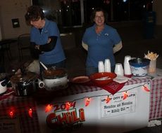 The City Hollers claimed their  “Hillbilly Chili” was inspired with moonshine and muscadine.
 