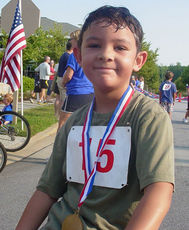 The Greer Memorial Hospital Ride and Run brought a lot of smiles to kids with medals to show off, and also to kids who just enjoyed the race.