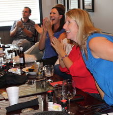 The Northwood Little League fans filled Palmetto Ale House Friday at a viewing party.
 