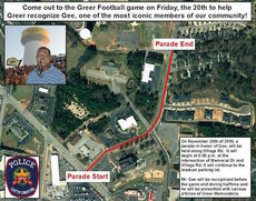Friday's parade route to honor Lonnie 