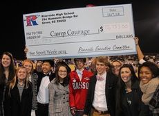 Riverside students raised $75,753 for Camp Courage.
 