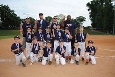 Players and coaches for the 8-under undefeated Tigers. Top row, left to right, assistant coach Christ Smith, head coach John Kay, assistant coach Chad Staggs and assistant coach Marco Jones. Second row, Will Kay, Jasper McClure, Landon Smith, Christopher Hightower, Aiden Jones and Josh Gambrell. First row Korban West, Peyton Schrader, Ayden Smith, Carter Staggs, Kyan West, and Chandler Hutcheson.
 