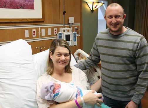 Hayden Claire Skipper was a New Year's Day baby born at Greer Memorial Hospital. Parents Keri and Kenny Skipper welcomed their second child at 7:33 a.m.