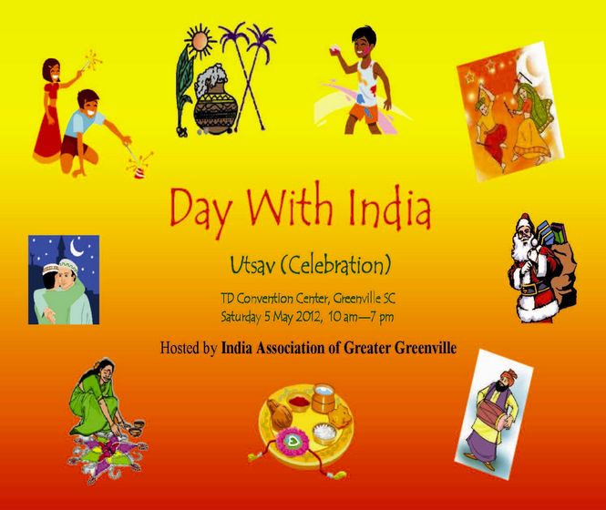 Day With India is scheduled Saturday at the TD Bank Convention center.