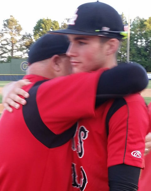 Hugs were the only consolation for the Blue Ridge baseball players after a season-ending loss at Seneca.
 