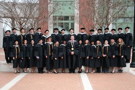 Thirty students received the doctor of chiropractic degree from Sherman College of Chiropractic in Spartanburg on Dec. 15.