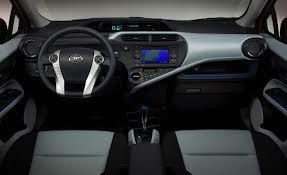 A look at the Prius V console.
 